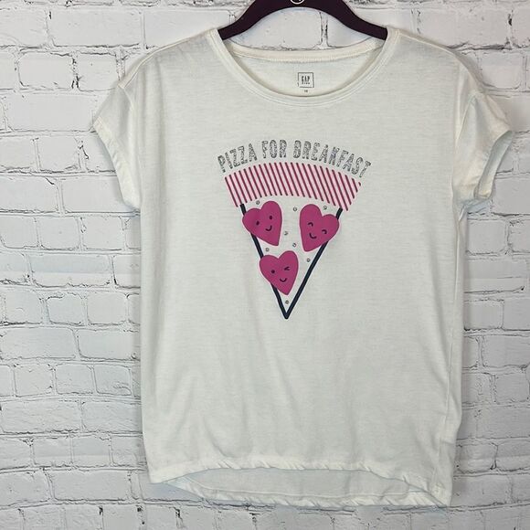 GAP Kids Pizza For Breakfast Tee - Picture 1 of 6